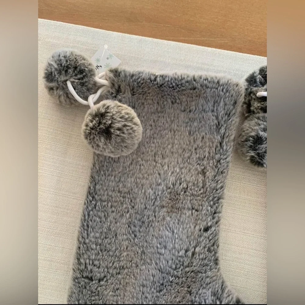 WT, Set of 3 Target Faux Fur stockings